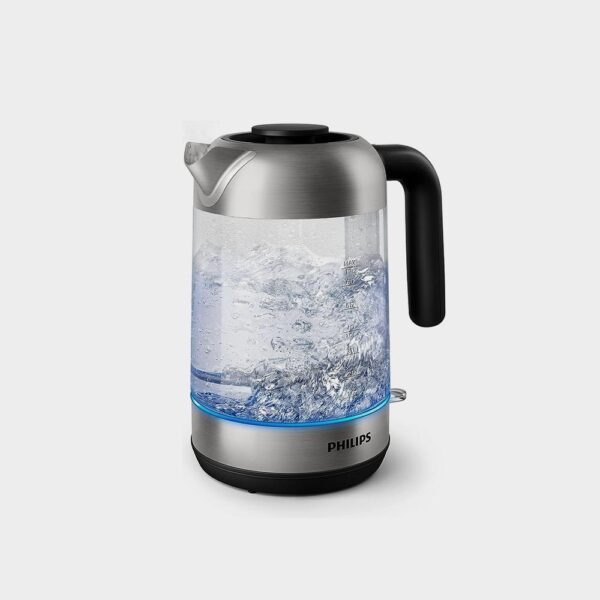 Glass Kettle Stainless Steel, Crystal 2200W 1.7L, Mid Entry Light Status Indicator - Imagen 4