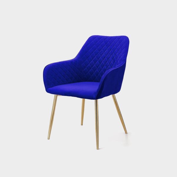 Angela Luxury Modern Restaurant Dining Chair Nordic Upholstered Fabric Velvet - Imagen 5