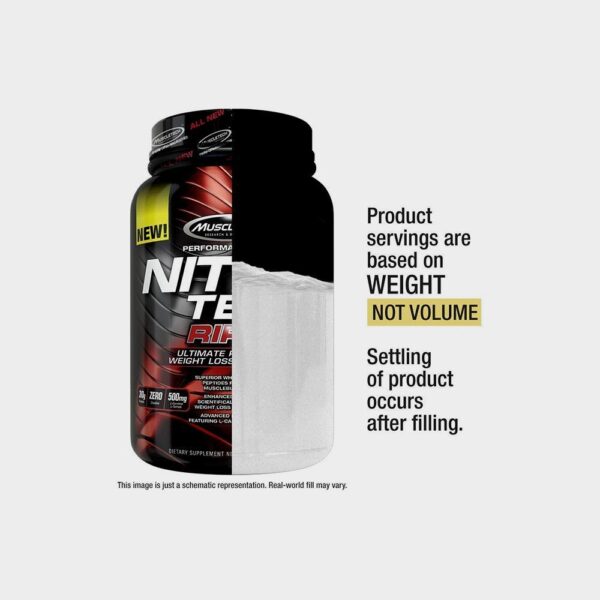 Nitro Tech, Ripped, Ultimate Protein Weight Loss Formula, Chocolate Fudge Brownie - Imagen 4