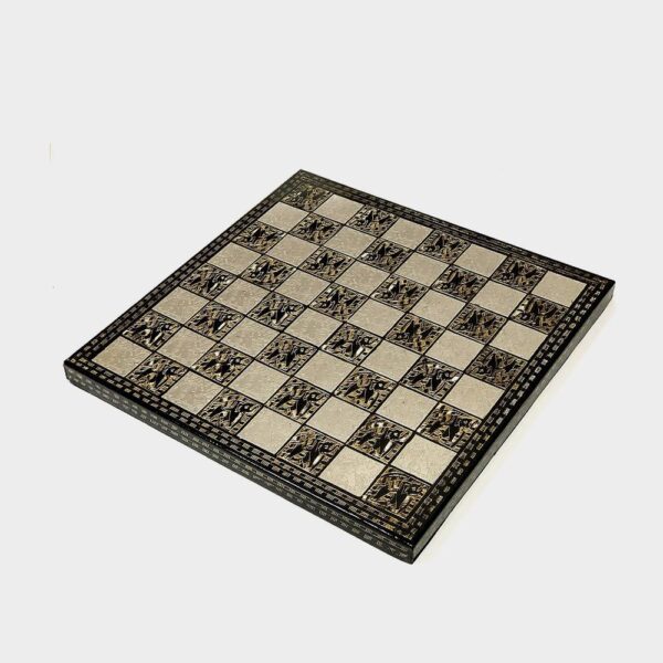 StoneKraft Collectible Brass Board Chess Game Board Set With 100% Brass Pieces Chessmen Coins - Imagen 3